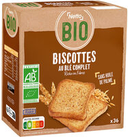 Biscottes complètes x36 - BIO