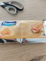 Fromage les tranchettes hamburger au cheddar