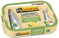 Sardines à l'huile d'olive et citron Bio 115g