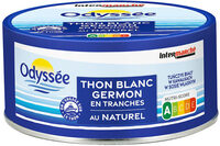 Thon blanc au naturel tranche emboité cru 160g