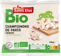 Champignons de Paris émincés BIO