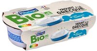 Yaourt à la grecque nature biologique 2x150g