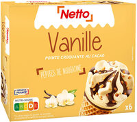 Cône vanille (G) nougatine x6 - 120mL