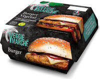 Burger végétal sauce barbecue