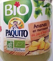 Ananas en morceaux au jus d’ananas
