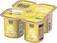 Yaourt étuvé bio citron 4x125g