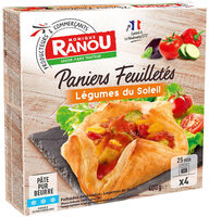 Paniers feuilletés aux légumes - 4 x 100g