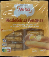 Madeleines longues MGV