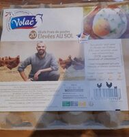 20 oeufs frais de poules élevées au sol