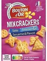 Mix crackers - Salé, Emmental, Sesame & Pavot - 85g