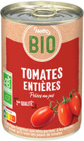 Tomates pelées au jus BIO - 1/2