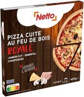 Pizza royale (cuite au feu de bois)