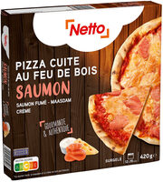 Pizza saumon (cuite au feu de bois)
