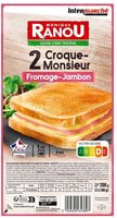 Croque monsieur jambon fromage
