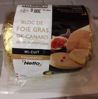 Bloc de foie gras de canard avec morceau