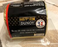Bloc foie gras de canard avec morceaux