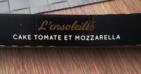 Cake tomate mozzarella