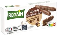 Batonnets enrobés de chocolat au lait sans gluten - 125g