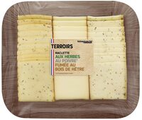 ASSORTIMENT RACLETTE (FUMEE / HERBE / POIVRE) 600g FE
