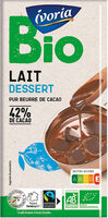 Tablette BIO dessert - Chocolat au lait - 200g