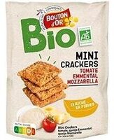 Mini crackers tomate emmental mozzarella - BIO