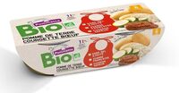 Bols BIO Pomme de Terre Courgette boeuf - 6 mois - 2x200G