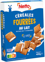 Céréales fourrées au lait 400g