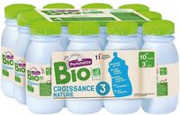 Lait de croissance BIO 12x25cl