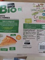 Tarte aux pommes bio
