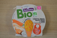 Assiette BIO carotte panais patate douce dinde- 12 mois- 230g