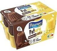 PATURY - LAIT GELIFIE AROMATISE PANACHE 16X100G - chocolat, vanille - P'tits Prods
