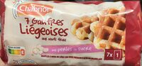 Gaufres de Liège aux perles de sucre x7 - 350g