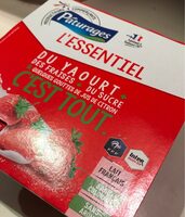 L'essentiel yaourt brassé à la fraise