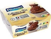 Gâteau de riz au chocolat 4x100g