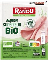 Jambon sup bio dd csn 4t 140g ranou