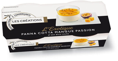 Panna cotta mangue passion