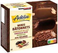 Mini colosses panachés Chocolat noir, praliné, vanille/ chocolat lait - x6 360mL