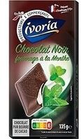 Tablette fourrée Chocolat noir menthe 135g