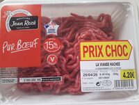 Viande Hachée pur bœuf