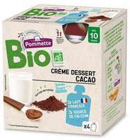Gourde BIO Crème dessert cacao - 340g (4x85g) - 10 mois