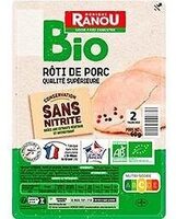 Roti de porc bio csn 2t 60g