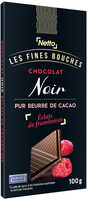 Tablette dégustation chocolat noir framboise - 100g