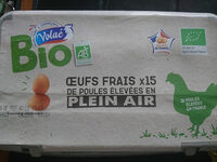 Volae oeufs frais x15