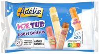 Ice Tub goûts boissons - goût cola - tropical- pomme fraise - citron orange (GE) x20 - 40mL - P'tits Prods