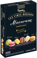 Macarons classiques (framboise - chocolat- vanille-café-pistache -citron ) 145g