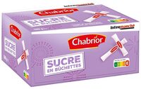 Sucre blanc en poudre 100 Bûchettes 500g