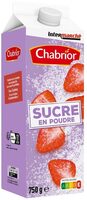 Sucre blanc en poudre 750g tetrapak