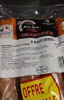 Saucisses  de porc fumees