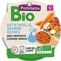 Assiette BIO Ratatouille Saumon Quinoa dès 12 mois 230g