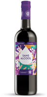Boisson a base de vin rouge desalcoolisé 75 cl